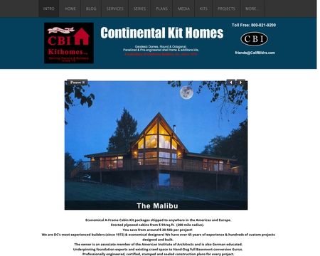 website thubmnail of ContinentalKitHomes