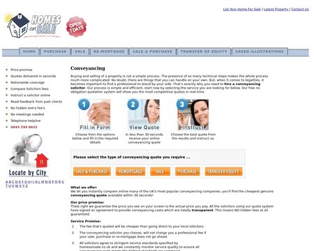 website thubmnail of Home On Sale