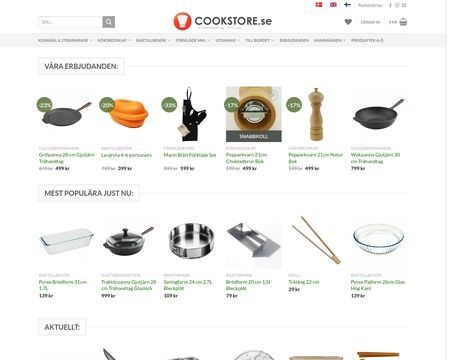 website thubmnail of Cookstore.se