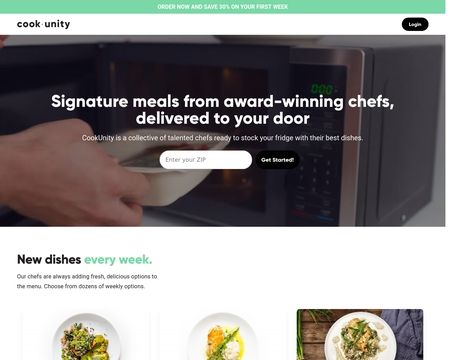 website thubmnail of CookUnity