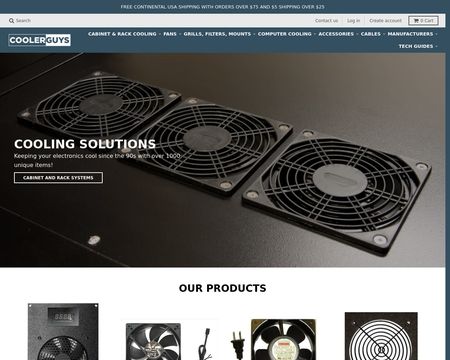 website thubmnail of Coolerguys