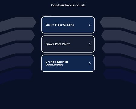 website thubmnail of CoolSurfaces.co.uk