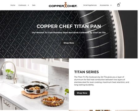 website thubmnail of CopperChef
