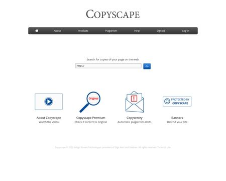 website thubmnail of Copyscape