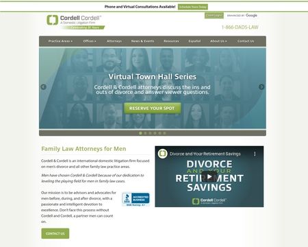 website thubmnail of Cordell Cordell