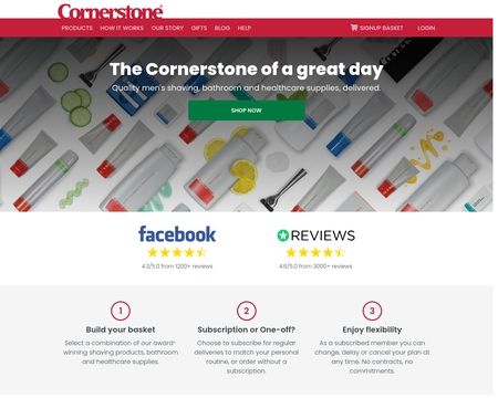 website thubmnail of Cornerstone