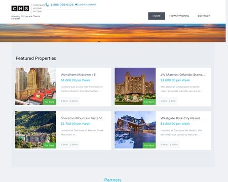 website thubmnail of Corporate Housing Systems