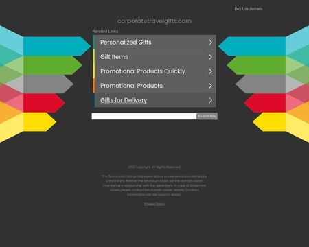 website thubmnail of Corporatetravelgifts