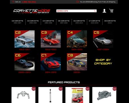 website thubmnail of CorvetteMods