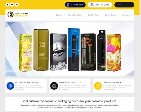 website thubmnail of Cosmetic Boxes Packaging