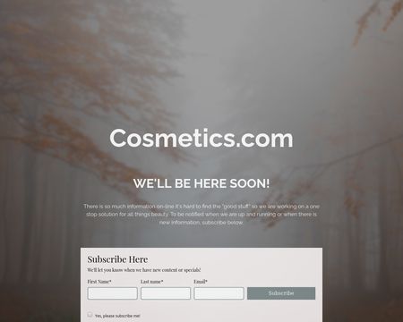website thubmnail of Cosmetics