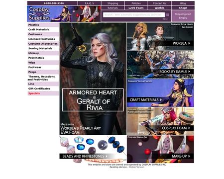 website thubmnail of CosplaySupplies