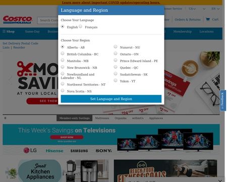 website thubmnail of Costco.ca