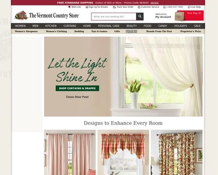 website thubmnail of CountryCurtains