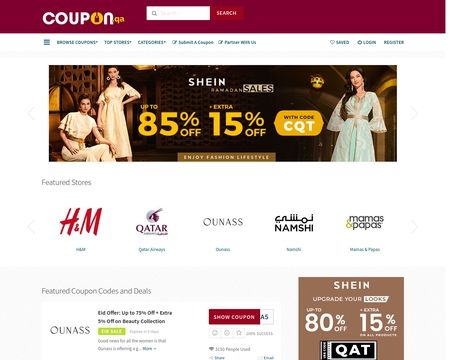 website thubmnail of Coupon.qa