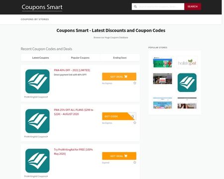 website thubmnail of CouponsSmart