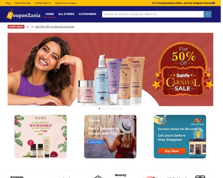 website thubmnail of Couponzania