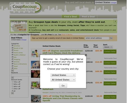 website thubmnail of CoupRecoup