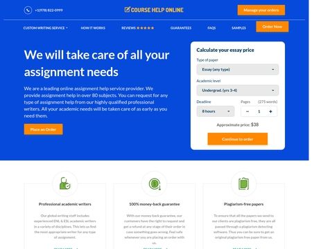 website thubmnail of Coursehelponline