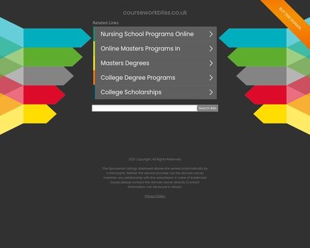 website thubmnail of Courseworkbliss.co.uk