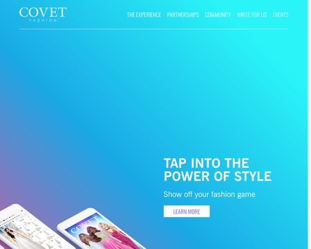website thubmnail of Covet Fashion