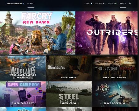 website thubmnail of Cracked-Games