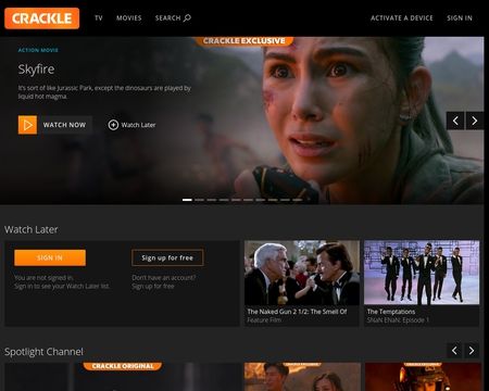 website thubmnail of CrackleTV