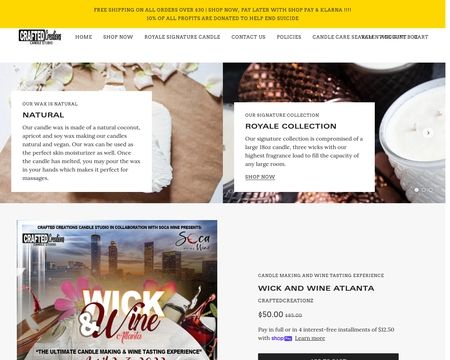 Crafted Creations Candle Studio