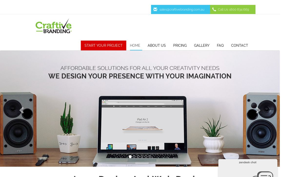 website thubmnail of Craftive Branding
