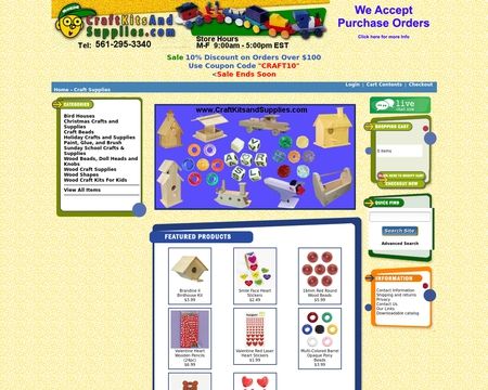 website thubmnail of CraftKitsandSupplies