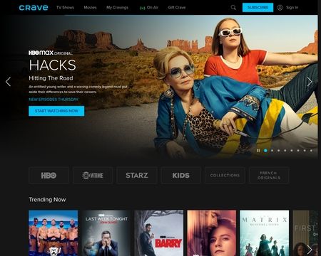 website thubmnail of Cravetv.ca