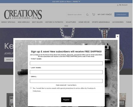 website thubmnail of Creations & Collections LTD.