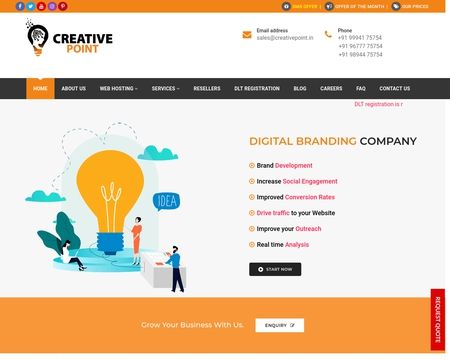website thubmnail of Creative Point