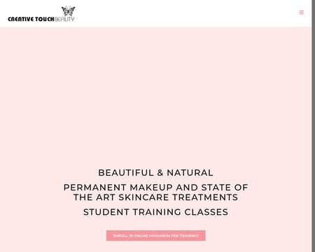 website thubmnail of Craetive Touch Beauty