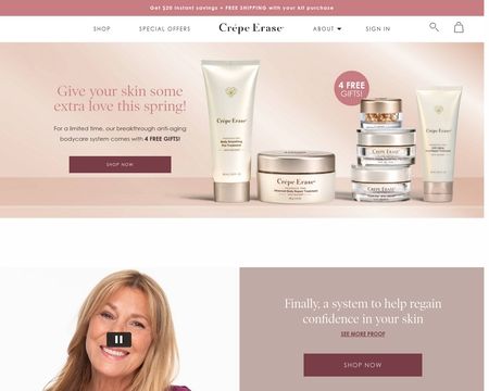 website thubmnail of Crepe Erase