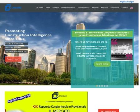 website thubmnail of Cresme.it
