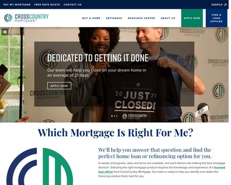 website thubmnail of Crosscountrymortgage
