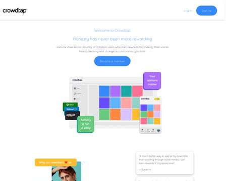 website thubmnail of Crowdtap