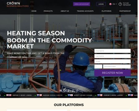 website thubmnail of Crown-business-solutions