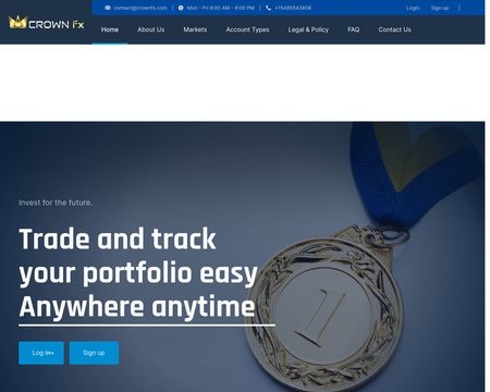 website thubmnail of Crown-FX