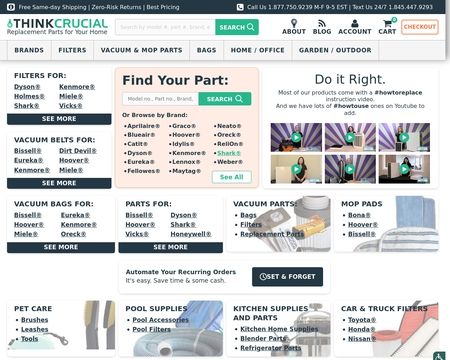 website thubmnail of CrucialVacuum