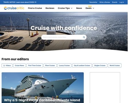 website thubmnail of CruiseCritic