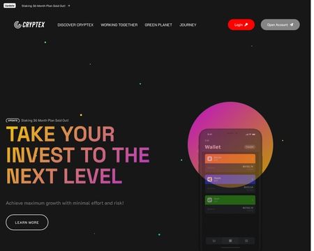 website thubmnail of Cryptex.to