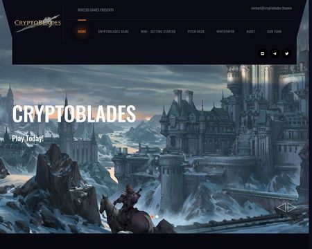 website thubmnail of Cryptoblades.io