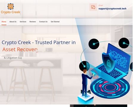 website thubmnail of Cryptocreek.tech