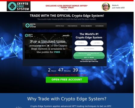 website thubmnail of Crypto Edge System
