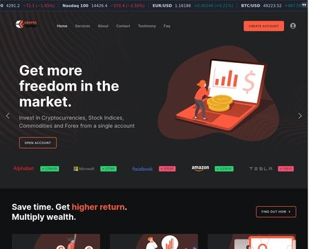 website thubmnail of Cryptofxpro