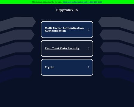 website thubmnail of Cryptolux.io