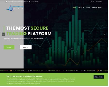 website thubmnail of Cryptomarketingtradefx