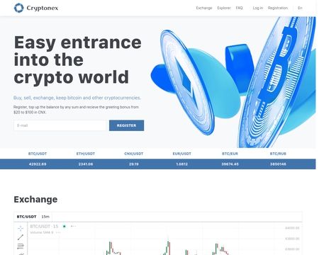 website thubmnail of Cryptonex.org